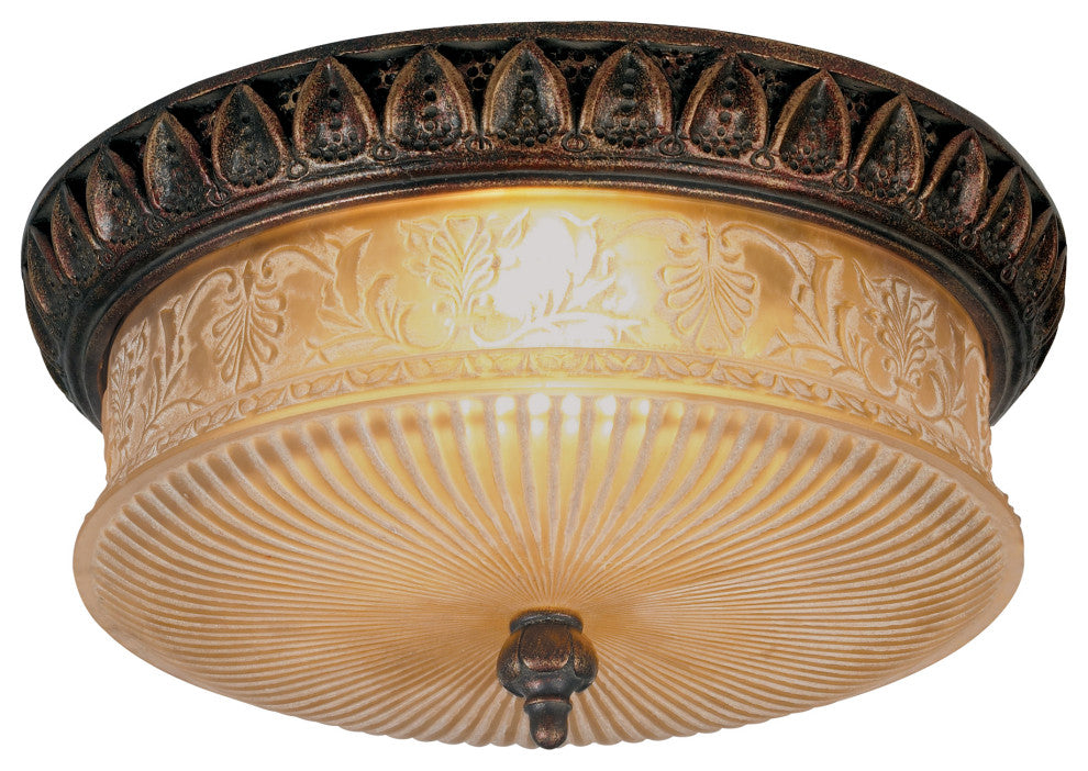 ELK LIGHTING 901-Gc Restoration Semi-Flush In Golden Coffee
