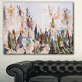 "Immortals" Digital Floral Art Canvas Print, 40"x30"