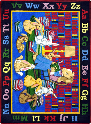 Kid Essentials Rug, Reading Rocks, 7'8"x10'9"
