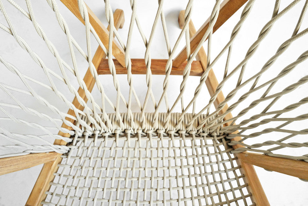 Outdoor Mayan Sunset Rope Chair
