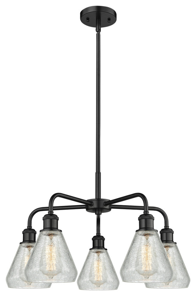 Innovations Conesus 5 24" Chandelier Matte Black