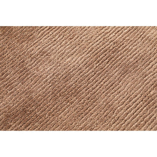 Hue Solid Area Rug, Brown, 2'6"x8'