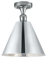 Ballston Cone Semi-Flush Mount, Polished Chrome, Polished Chrome