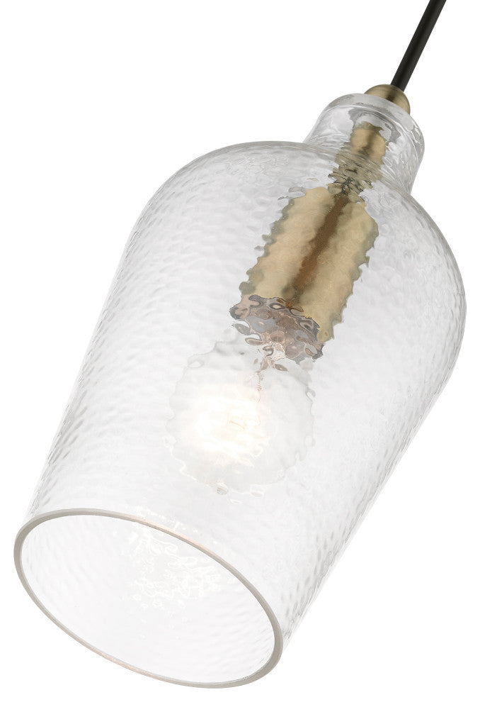 Avery 1 Light Antique Brass Mini Pendant