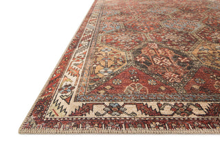 Spice Multi-Printed Polyester Loren LQ-16 Area Rug, 3'6"x5'6"