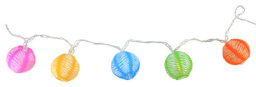 10 Multi-Color Chinese Lantern Patio/Garden Novelty Christmas Lights