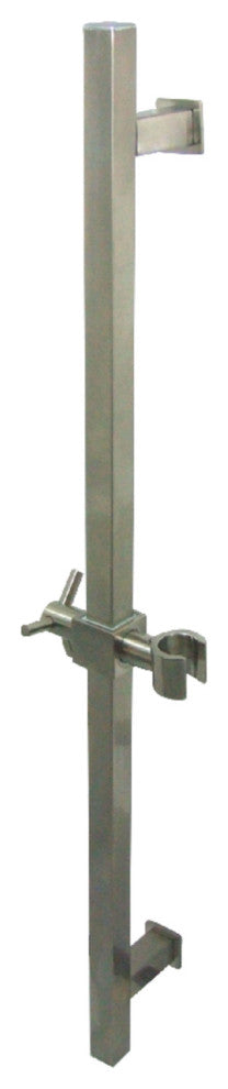 Showerscape 22" Brass Shower Slide Bar, Brushed Nickel