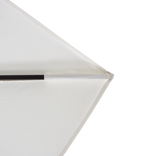 11'x8' Rectangular Aluminum Umbrella Bronze, Navy