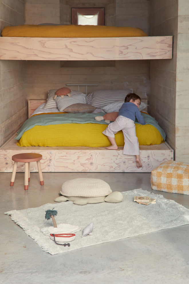 Waves Washable Play Rug