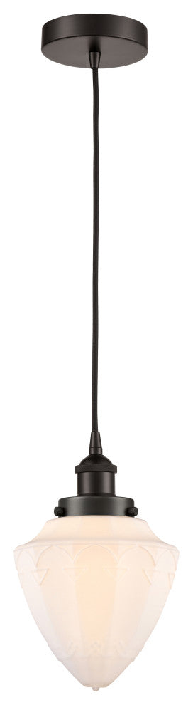 Innovations 616-1PH-OB-G661-7-LED 1-Light Mini Pendant, Oil Rubbed Bronze