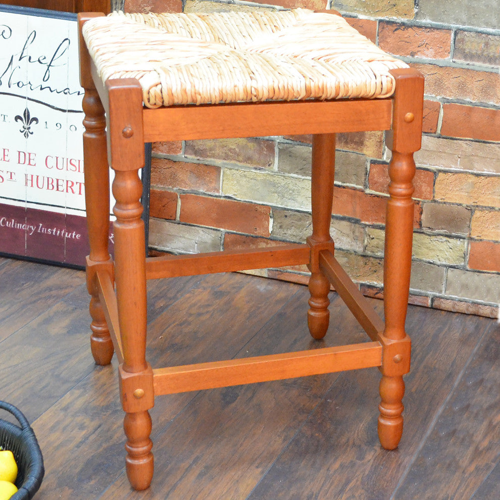 Thomasville Rta 24" Counter Stool, Walnut