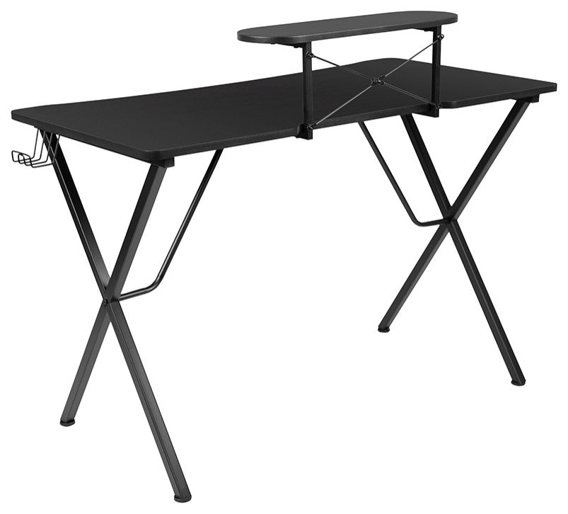 Black Platform Gaming Desk