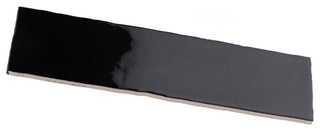 Castillo 3" x 12" Ceramic Wall Tile, Black