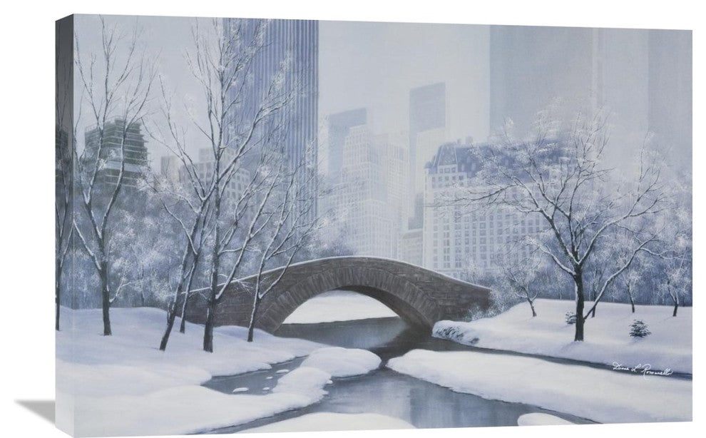 "The Plaza" Stretched Canvas Giclee by Diane Romanello, 30"x20"
