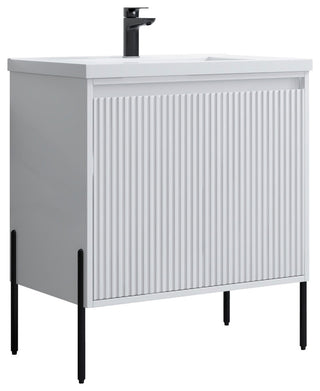 Flutie 30" Bathroom Vanity Set, White