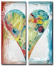 Heartwork "Daniel" 2-Piece Canvas Art Set, 30"x12"