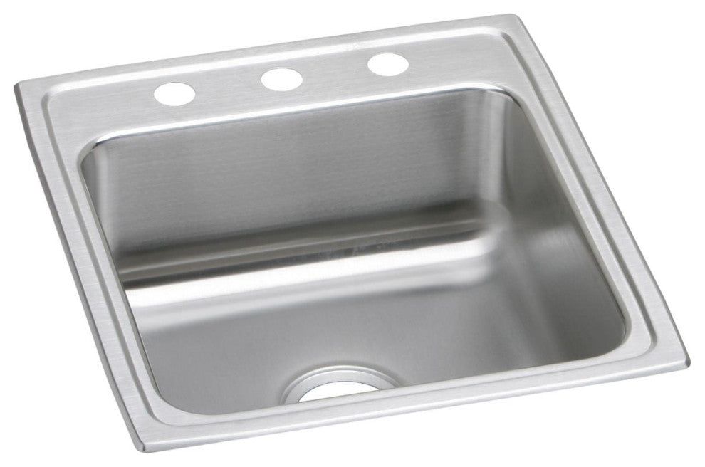 LRAD202265OS4 Lustertone Classic Stainless Steel 19-1/2" Drop-in ADA Sink