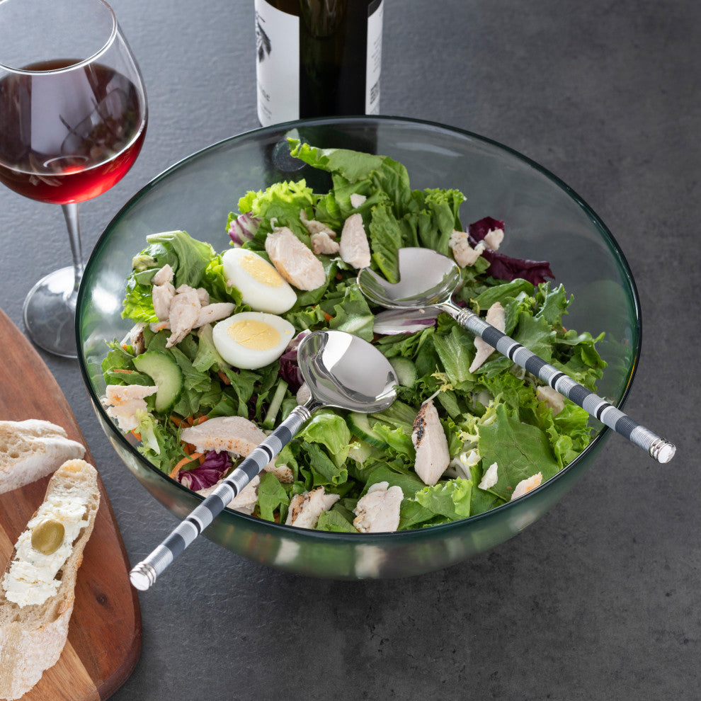 French Home Jubilee Salad Servers and Salad Bowl