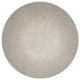 8' Round  Polyester Ivory  Area Rug