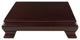Rosewood Square Base Stand, 4"