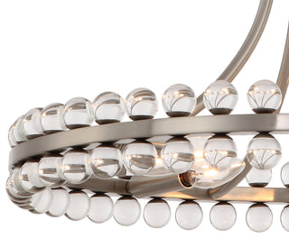 Crystorama Lighting Group CLO-8894 Clover 4 Light 18"W Semi-Flush - Aged Brass