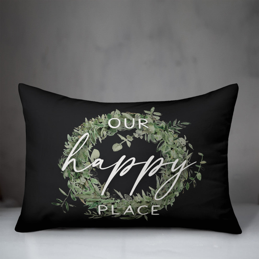 Our Happy Place 14x20 Spun Poly Pillow
