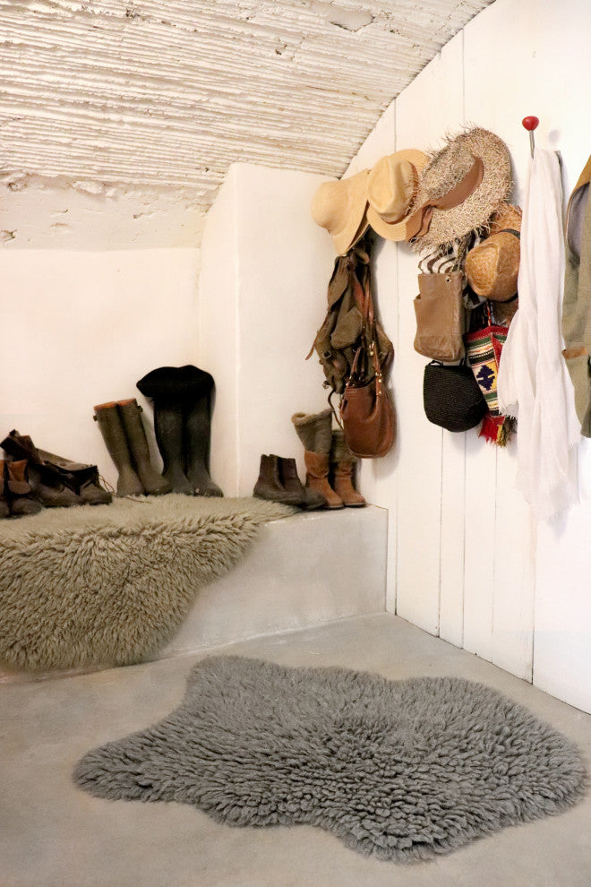 Woolable rug Woolly - Sheep Grey