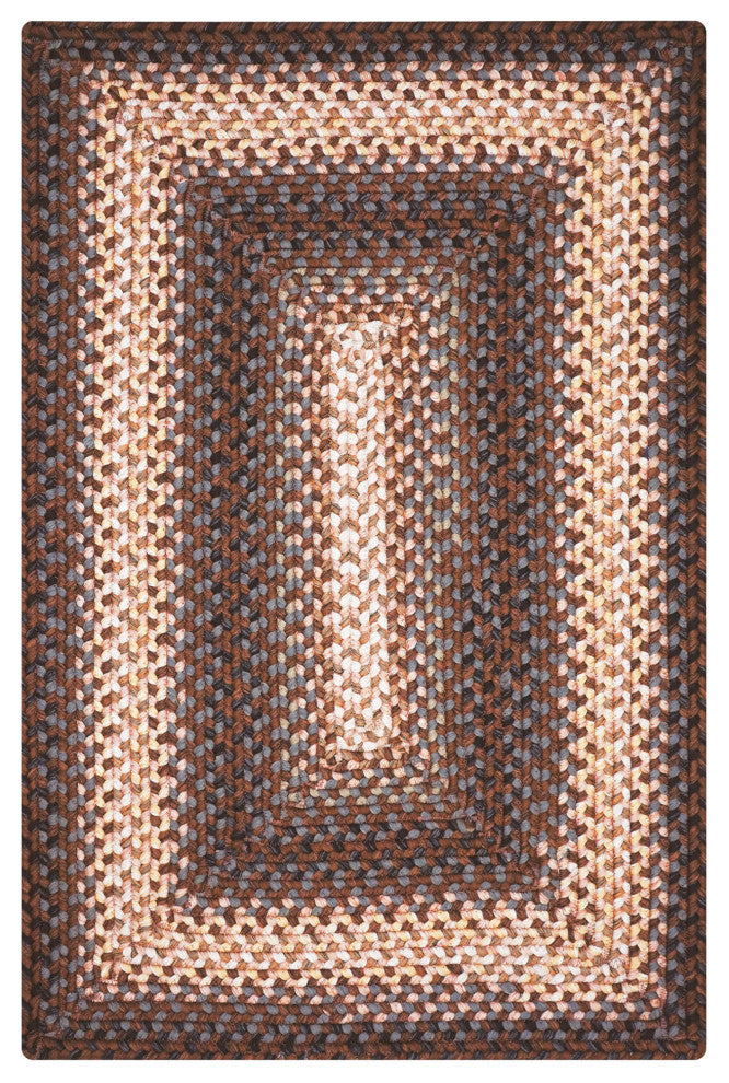 Homespice Decor Driftwood Indoor/Outdoor Braided Rug 20"x30" Rectangular