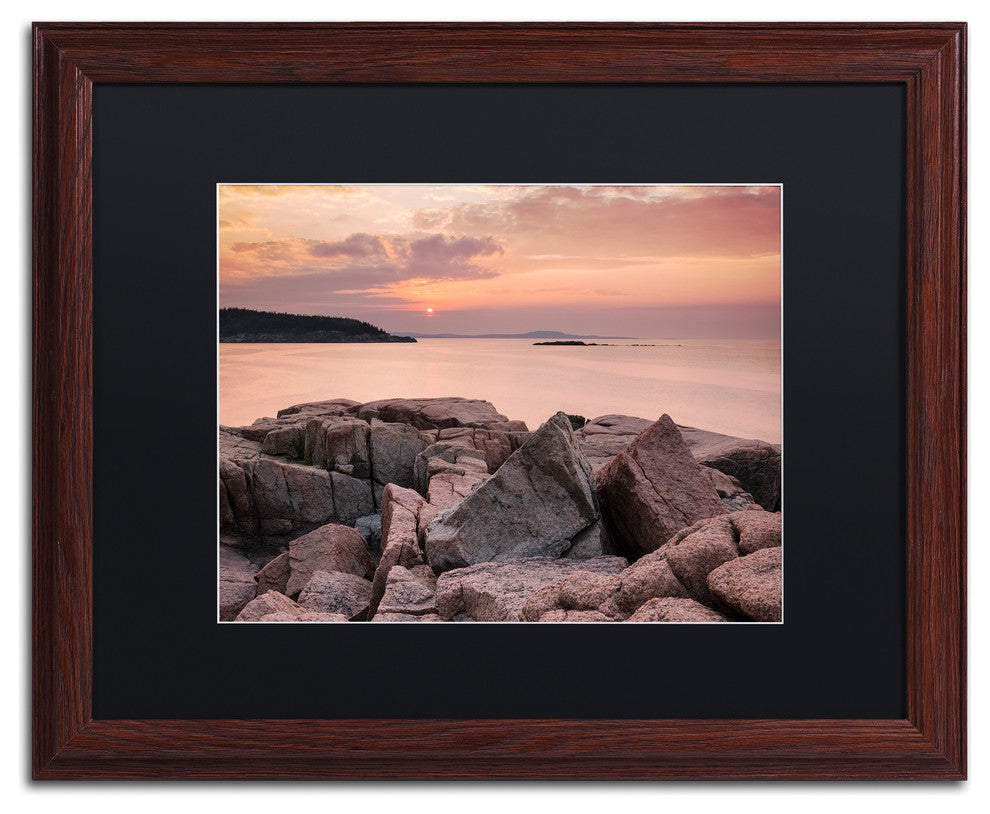 Blanchette Photography 'In a Glacier's Wake', Wood Frame, Black Matte, 20"x16"