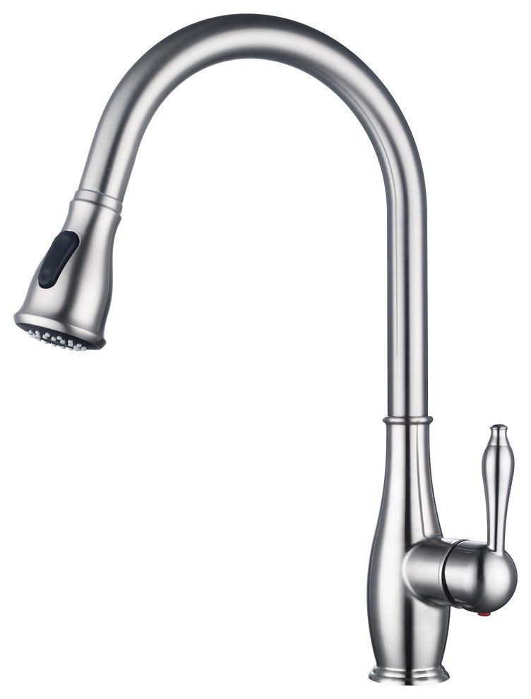 Vanity Art Pull Out Kitchen Faucet, Chrome