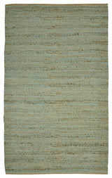 Naturals Sinclair Area Rug, Aqua, 2' x 3', Striped