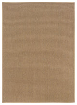 Oriental Weavers Karavia Collection Sand Solid Indoor/Outdoor Rug 7'10"X10'10"