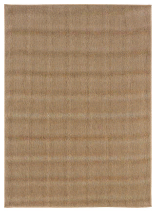 Oriental Weavers Karavia Collection Sand Solid Indoor/Outdoor Rug 7'10"X10'10"