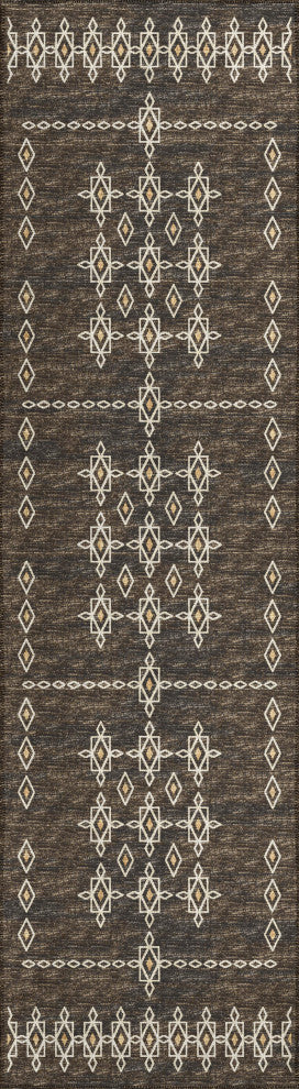 Dalyn Indoor/Outdoor Sedona SN3 Fudge Washable 2'3" x 12' Runner Rug