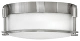 Hinkley Colbin Small Flush Mount, Brushed Nickel