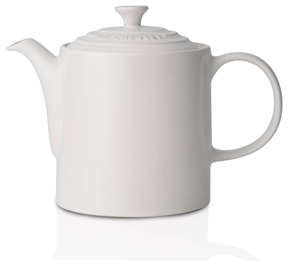 Le Creuset Stoneware Grand Teapot, 1.3 L, Cotton