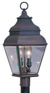 Exeter Outdoor Post Head, Bronze