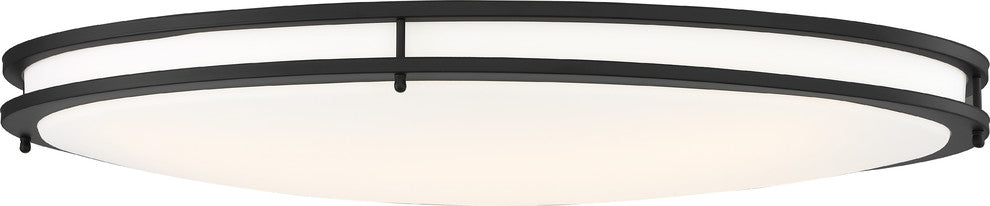 Nuvo Glamour Black LED 32" Flush Mount