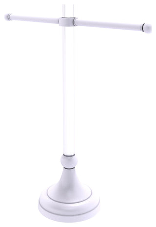 Pacific Grove Free Standing Towel Stand, Matte White