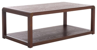 Safavieh Omara 2 Tier Coffee Table, Walnut