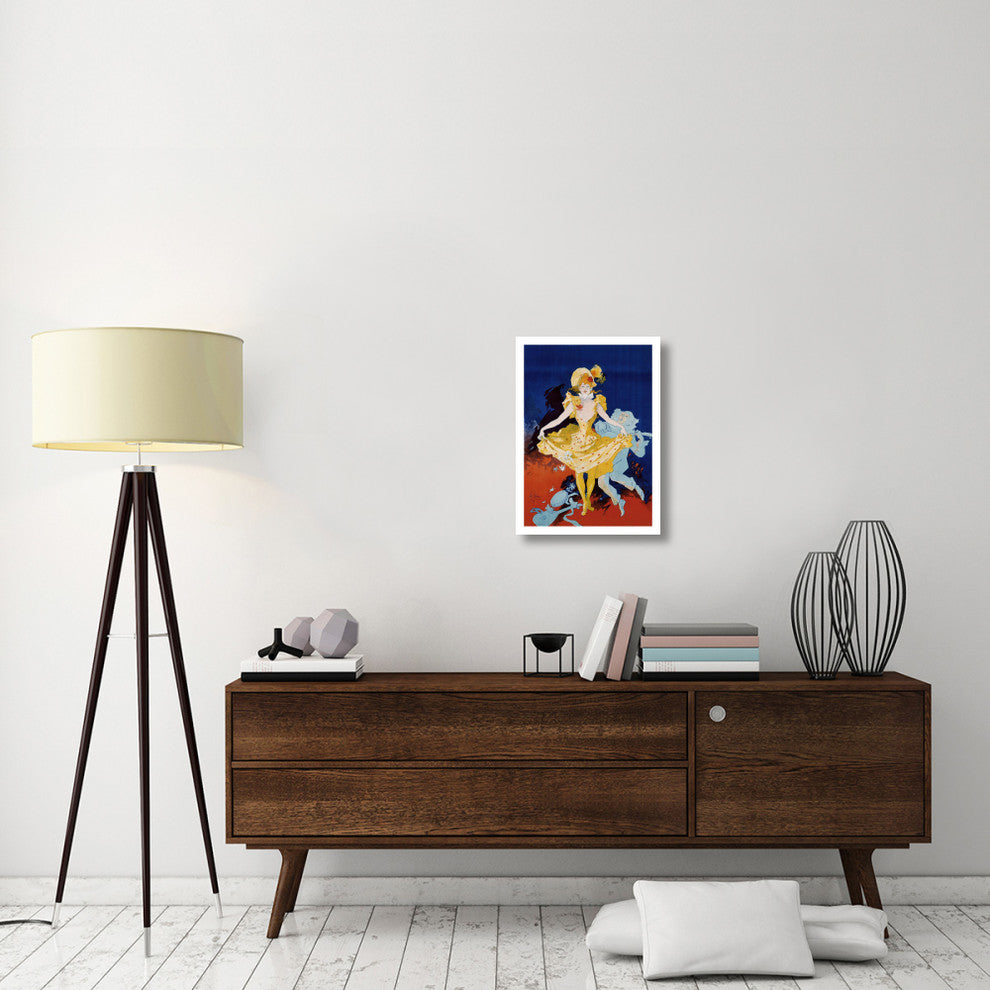 "Musee Grevin / Pantomimes Lumineuses" Paper Print by Jules Cheret, 18"x24"