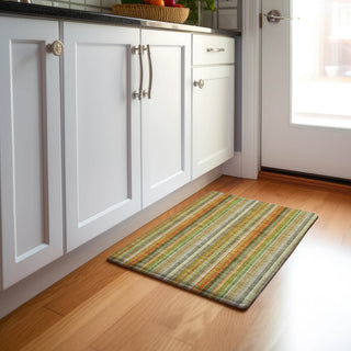 Premium Machine Washable Mayfield AMF543 Khaki 1'8" x 2'6" Rug