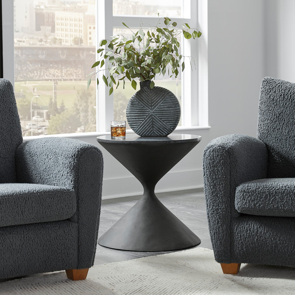 Uttermost 22888 Time's Up Hourglass Shaped Side Table