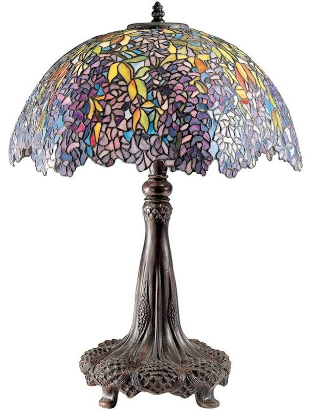 Quoizel TF6034R Three Light Table Lamp Laburnum Architectural Bronze