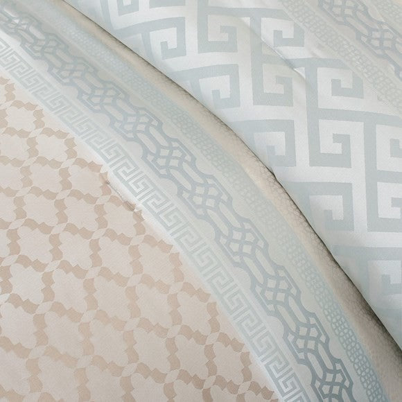 Madison Park Bennett 7 Piece Comforter Set, Aqua