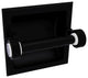 Pacific Grove Recessed Toilet Paper Holder with Groovy Accent, Matte Black