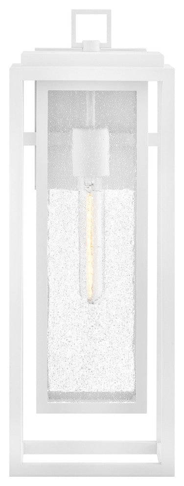 Hinkley Republic Medium Wall Mount Lantern, Textured White