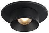 Maxim Lighting Caldera 1-Light 120-277V LED Flush Mount, Black