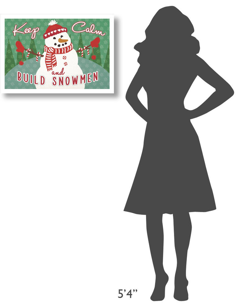 "Retro Christmas II Bright" Digital Paper Print by Janelle Penner, 26"x18"