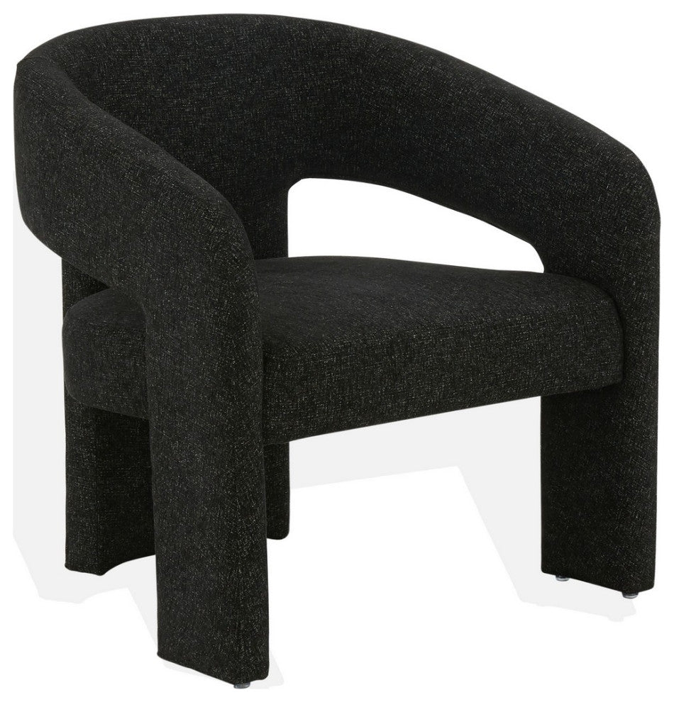 Safavieh Couture Roseanna Modern Accent Chair, Black
